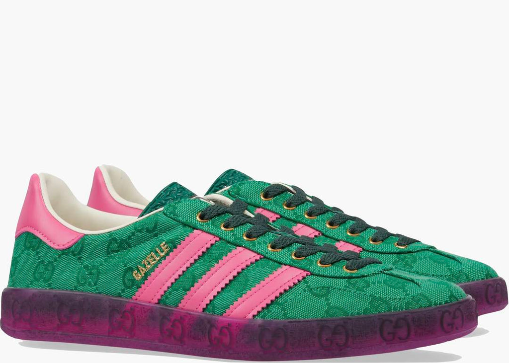 Gazelle GG Canvas Green / Pink (Women's)