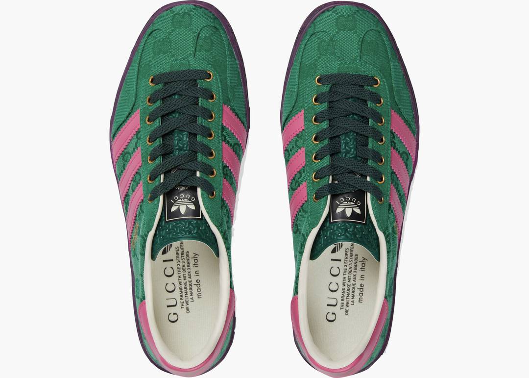 Gazelle GG Canvas Green / Pink (Women's)