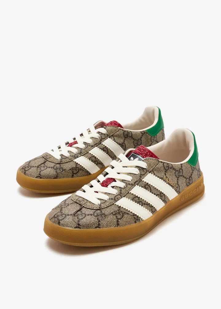Gazelle GG Canvas Beige & Brown (Women's)